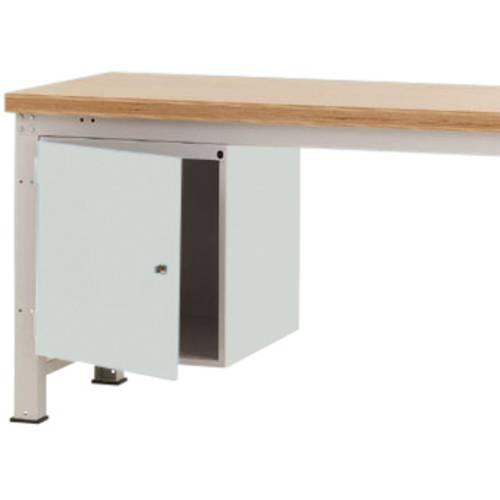 Manuflex ZB4981.7035 Gehäuse-Unterbau PROFI, Nutzhöhe 500 mm mit 1 Tür links angeschlagen und Einlegeboden. Für Werkbank...