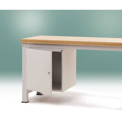Manuflex ZB4272.3003 Gehäuse-Unterbau mit Tür, Türanschlag rechts, Nutzhöhe 500 mm, für Tischtiefe 700 mm