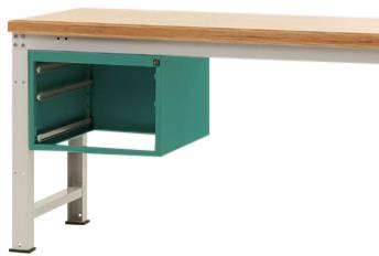 Manuflex ZB4331.0001 Leergehäuse PROFI für Werkbanktische stationär. Nutzhöhe 300 mm für Werkbanktiefe 700 mm