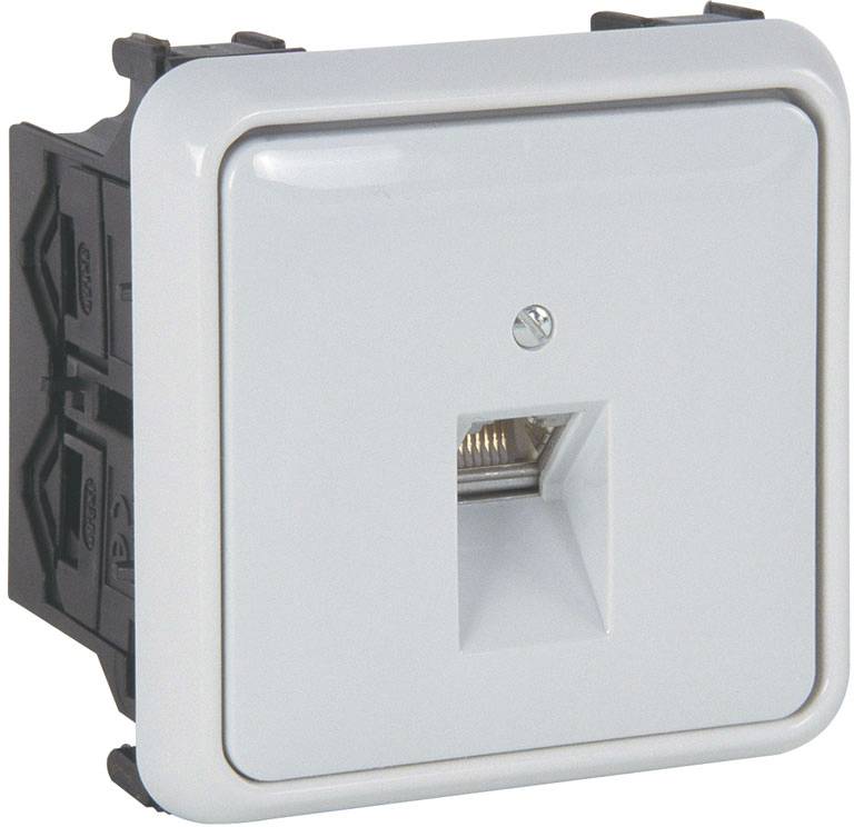 Manuflex ZB0936 Datendose fertig montiert für verdrahteten Energiekanal, BxTxH = 72 x 51 x 72 mm