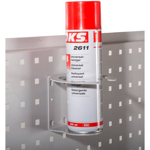 Manuflex ZB4788.7035 Flaschen- und Getränkehalter für Seitenblenden und Lochplatten-/Lochblecheinsatz