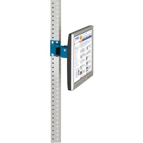 Thumbnail - Manuflex ZB3630.5007 Monitorträger für UNIVERSAL und PROFI mit 80 mm-Doppelgelenk, VESA-Adapter 100 mm, in Brillantblau ...