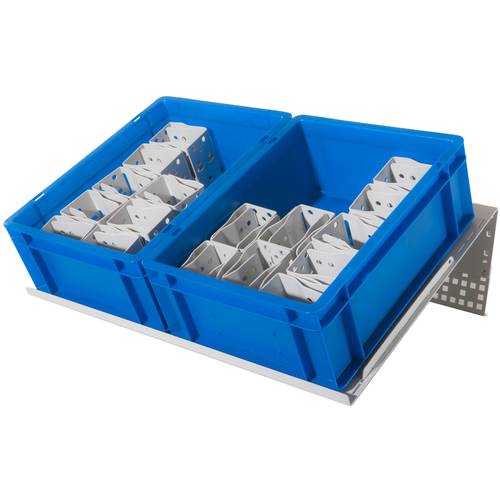 Manuflex ZB4794.7035 Behälterstandkonsolen zur Reduktion der Zugriffszeiten auf Kleinteile, Breite x Tiefe = 300 x 200 m...