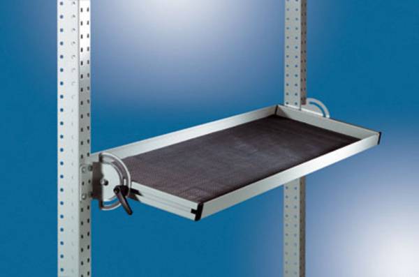 Manuflex ZB3926  Riffelgummi-Einlage für neigbare Ablagekonsole mit Breite = 838, BxTxH 838 x 195 x 3 mm