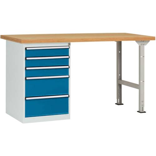 Manuflex WC5117.0002 Werkbanksystem Lichtgrau (RAL 7035)