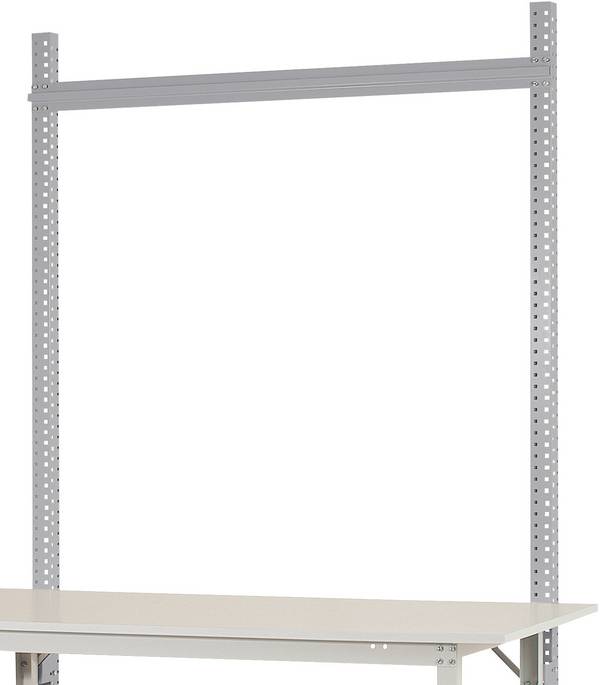 Manuflex AS1653.9006  Aufbauportal ohne Ausleger in Alusilber ähnlich RAL 9006, für PACKPOOL Spezial mit Breite von 2000 mm