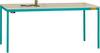 Manuflex LD1116.5021 ESD ESD-Arbeitstisch UNIDESK mit Kunststoffplatte, Gestell Wasserblau RAL 5021, BxTxH = 2000 x 800 x 723-733 mm Wasserblau