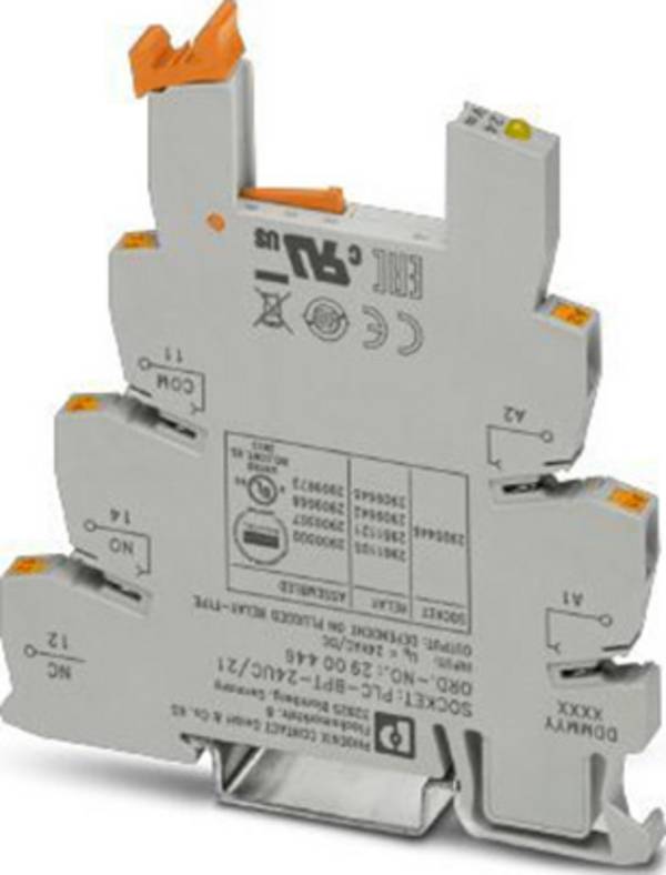 Phoenix Contact PLC-BPT- 24UC/21 Relaissockel (L x B x H) 94 x 6.2 x 80 mm Piece 10 St.