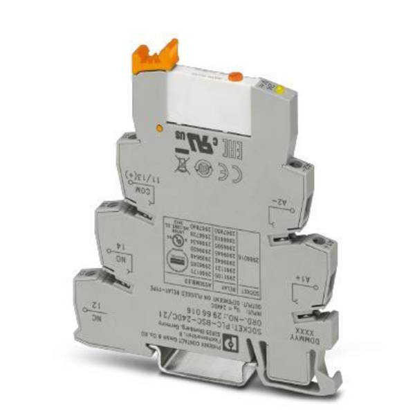 Phoenix Contact PLC-RSC- 24DC/21/MS Relaisbaustein Nennspannung: 24 V/DC Schaltstrom (max.): 6 A 1 Wechsler  1 St.