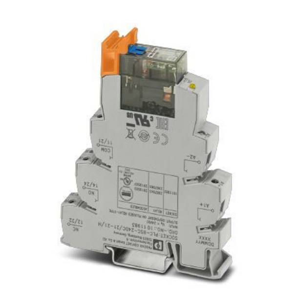 Phoenix Contact PLC-RSC- 24DC/21-21/MS Relaisbaustein Nennspannung: 24 V/DC Schaltstrom (max.): 6 A 2 Wechsler  1 St.