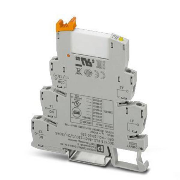 Phoenix Contact PLC-RSC-230UC/21/SO46 Relaisbaustein Nennspannung: 230 V/AC Schaltstrom (max.): 6 A 1 Wechsler  1 St.