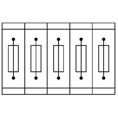 Boxplot-Diagramm mit sechs Boxen: zeigt Verteilung und Streuung mehrerer Datensätze, mittlere Linie repräsentiert Median.