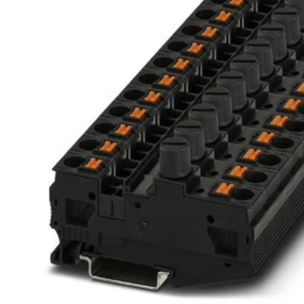 Phoenix Contact 3025042 Sicherungsreihenklemme  Push-In-Klemme  Schwarz 25 St.
