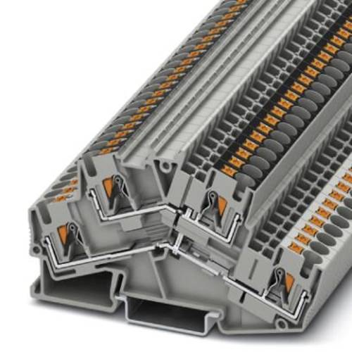 Phoenix Contact 3211848 Doppelstockklemme Push-In-Klemme Grau 50 St.