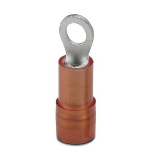 Phoenix Contact 3241201 Ringkabelschuh Querschnitt (max.)=1.5 mm² Loch-Ø=3.2 mm Teilisoliert Rot 100 St.