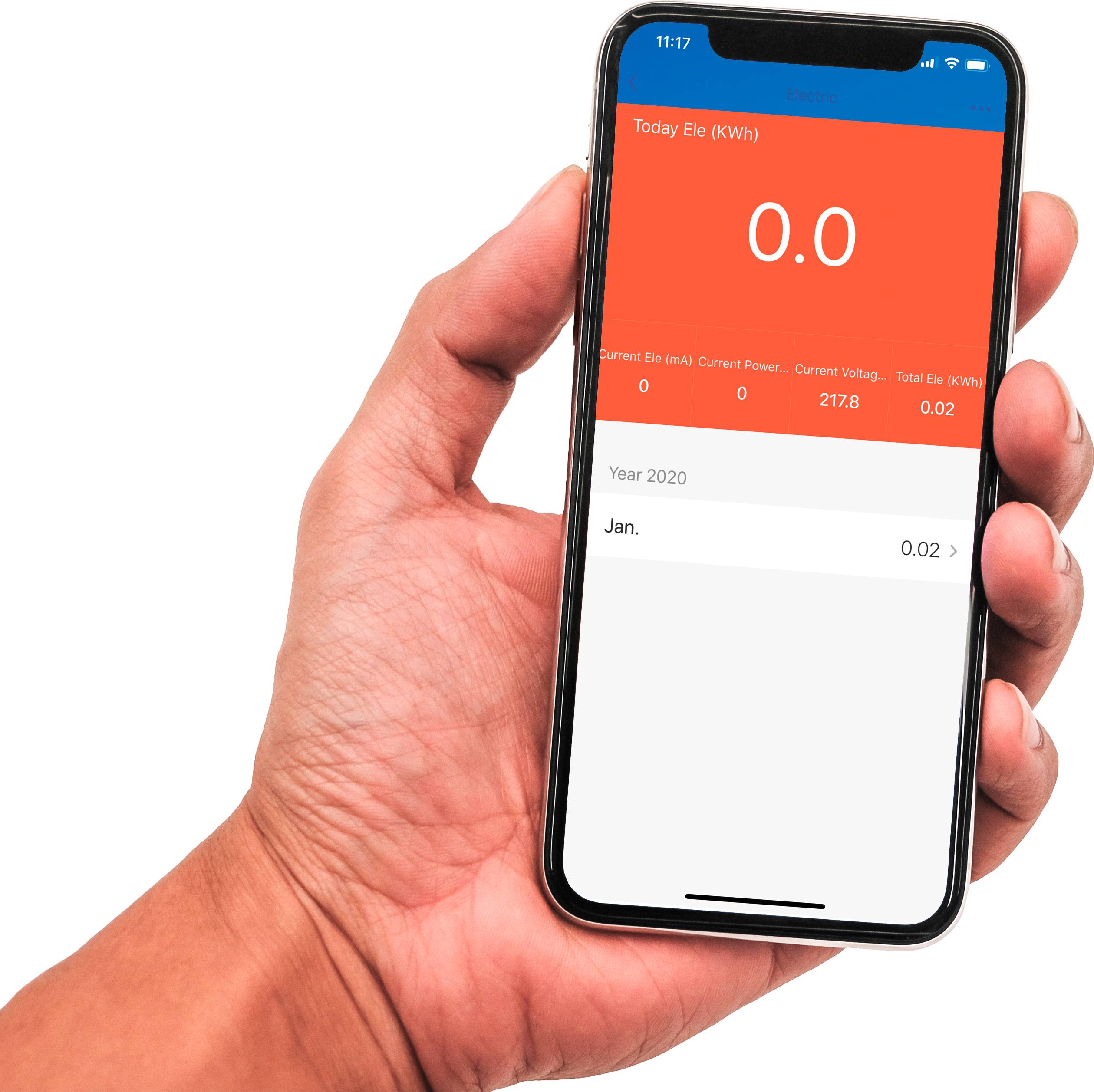 Sygonix SY-4452326 WiFi-Steckdosenleiste Weiß Schutzkontakt 1 St.-6