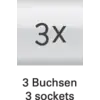 Symbolbild für Sygonix SY-4452326 WiFi-Steckdosenleiste Weiß Schutzkontakt 1 St.