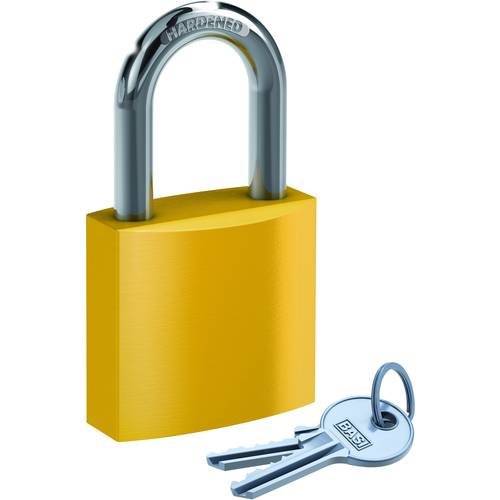 Basi 6190-4000-1600 Vorhängeschloss verschieden schließend Gelb