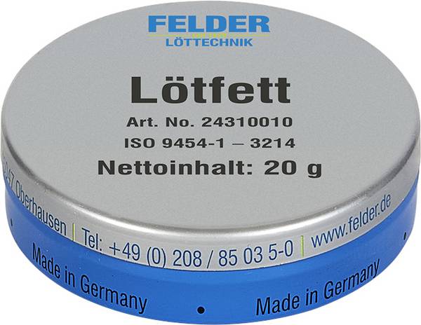 Felder 24310010 Lötfett Inhalt 20 g F-SW 21