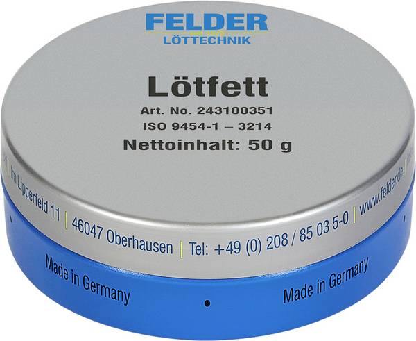 Felder 243100351 Lötfett Inhalt 50 g F-SW 21