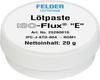 Felder ISO-Flux "E" Lötpaste Inhalt 20 g