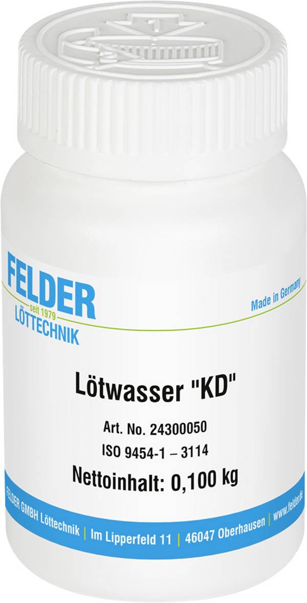 Felder "KD" Lötwasser Inhalt 100 g