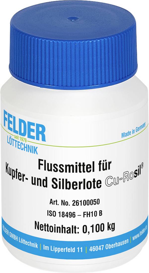Felder "Cu-Rosil" Hartlötflussmittel Inhalt 100 g