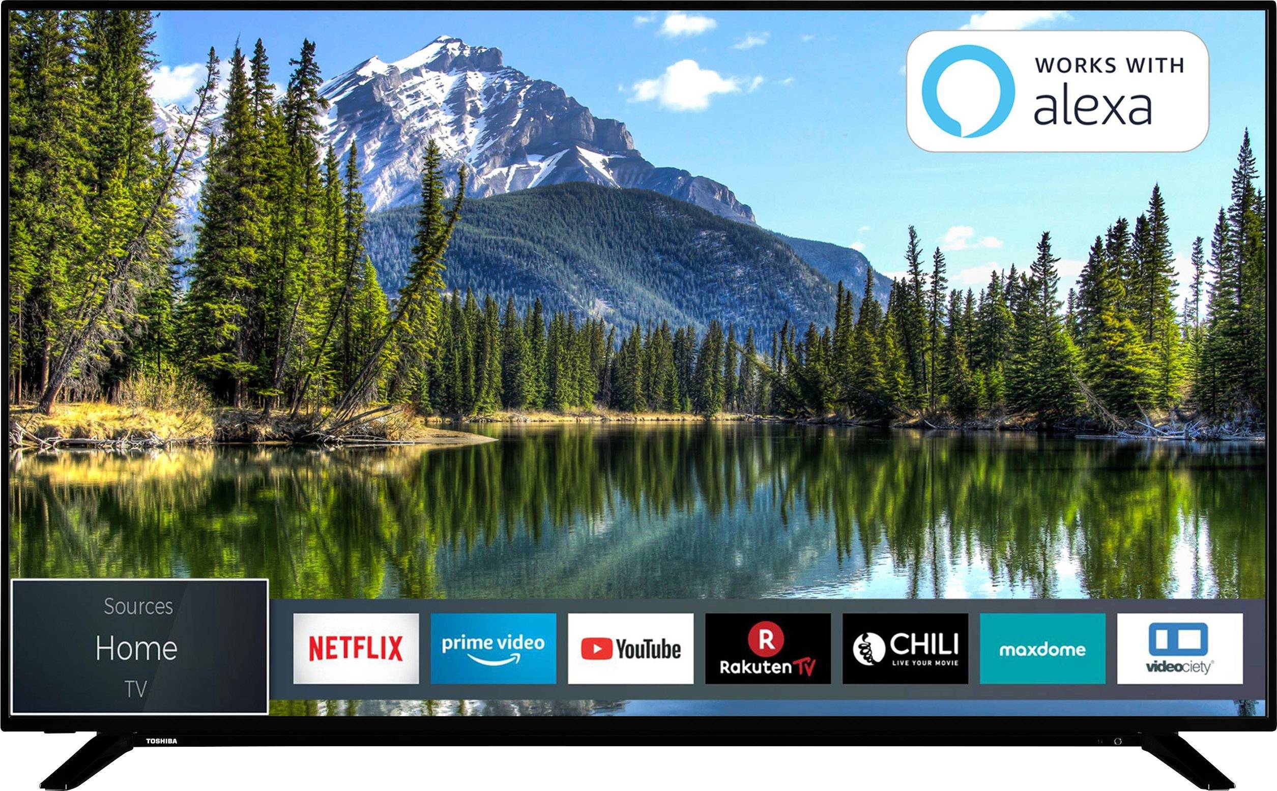 43U2963DG LED-TV 108 cm 43 Zoll EEK A+ (A++ - E) DVB-T2, DVB-C, DVB-S, UHD, Smart TV, WLAN, PVR ready, CI+