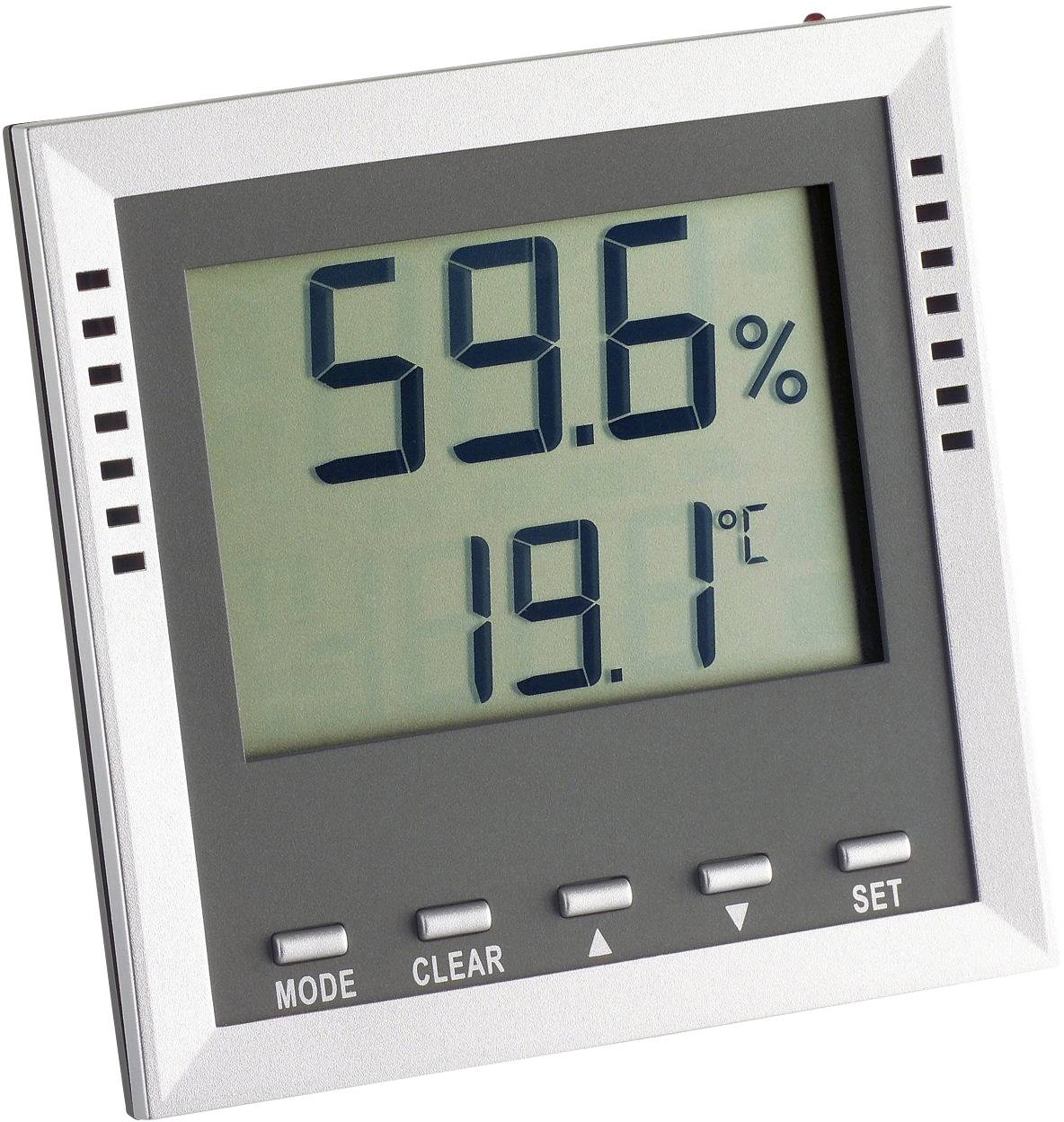 TFA-DOSTMANN KLIMA GUARD Thermo-/Hygrometer Silber