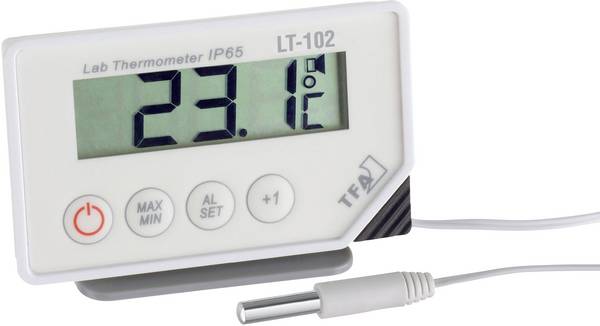 TFA Dostmann LT-102 Kabelgebundenes Thermometer Weiß 30.1034.K