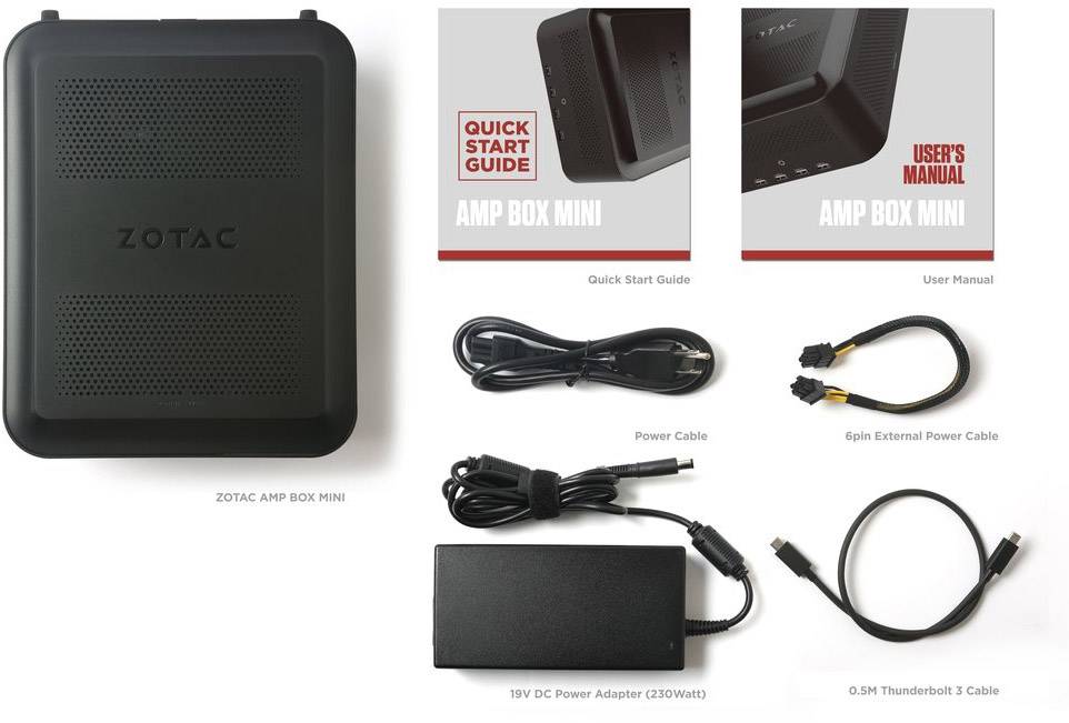 ZOTAC AMP BOX Mini - Externes GPU-Gehäuse - Thunderbolt 3-11