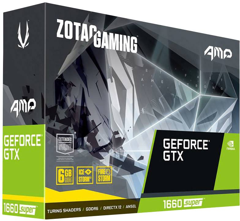 ZOTAC GAMING GeForce GTX 1660 SUPER AMP - Grafikkarten - GF GTX 1660 SUPER - 6 GB GDDR5 - PCIe 3.0 x16 - HDMI, 3 x Displ-6