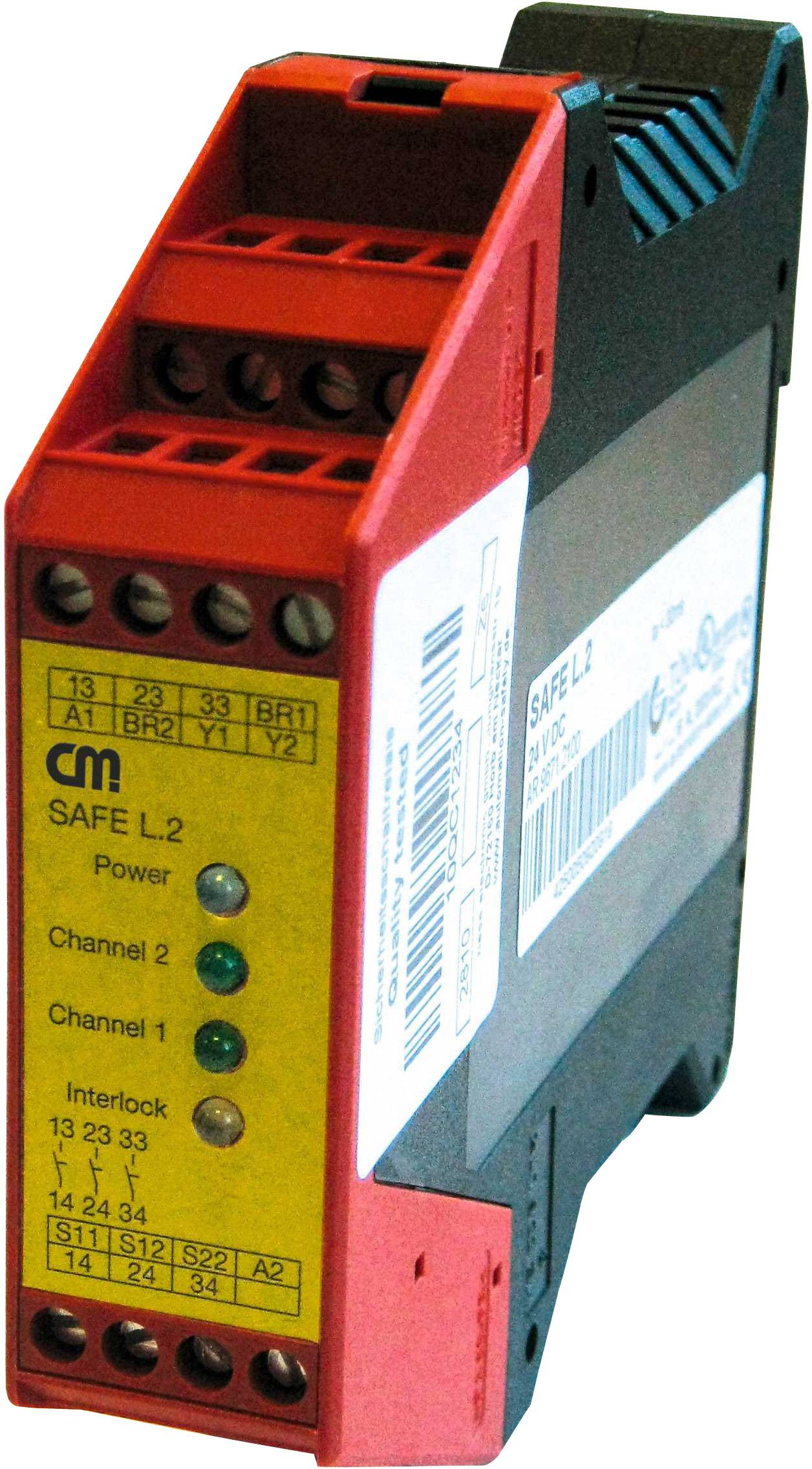 Nachschaltgerät SAFE L.2 CM Manufactory Betriebsspannung: 24 V/DC 3 Schließer 1 St.