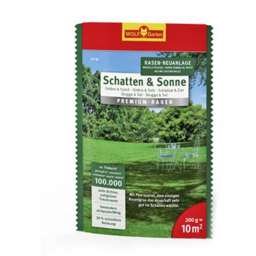 WOLF-Garten 3820010 Premium-Rasen Schatten & Sonne LP10 1 St.