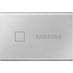 Externý SSD disk Samsung Portable T7 Touch, 2 TB, USB 3.1 (Gen 2), strieborná