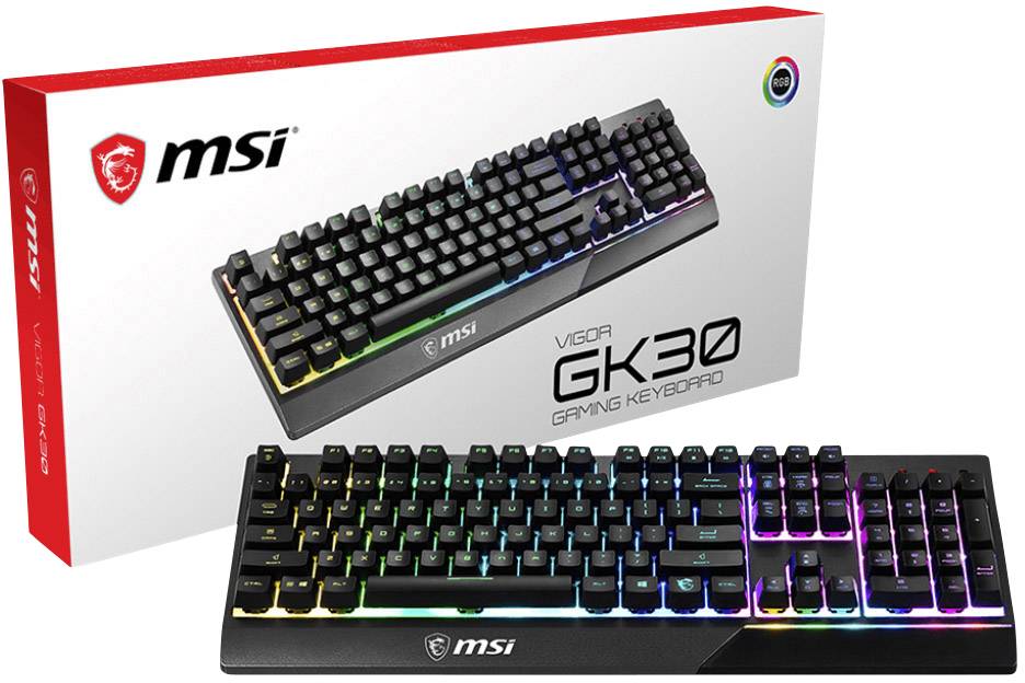 MSI Vigor GK30 - Tastatur - hintergrundbeleuchtet-2
