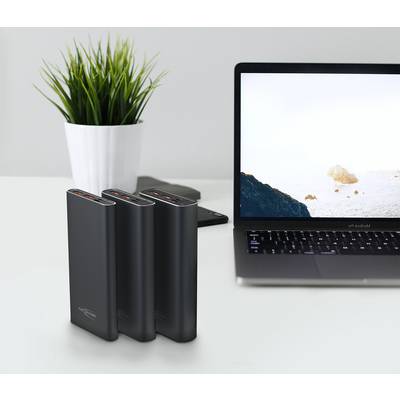 Ansmann 20Ah PD Powerbank 20000 mAh USB PD, Quick Charge 3.0 LiPo Schwarz Statusanzeige-1