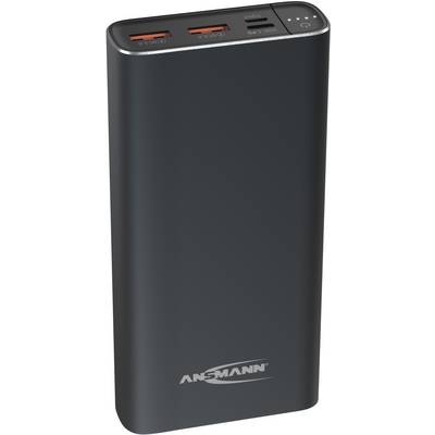 Ansmann 20Ah PD Powerbank 20000 mAh USB PD, Quick Charge 3.0 LiPo Schwarz Statusanzeige-3