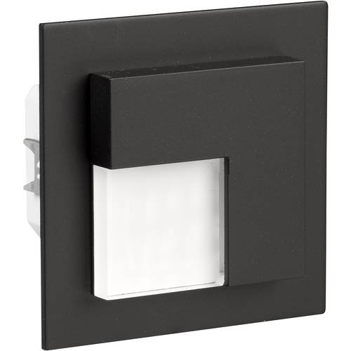 Zamel 07-221-62 Timo LED-Wandeinbauleuchte LED LED fest eingebaut 0.42 W Schwarz