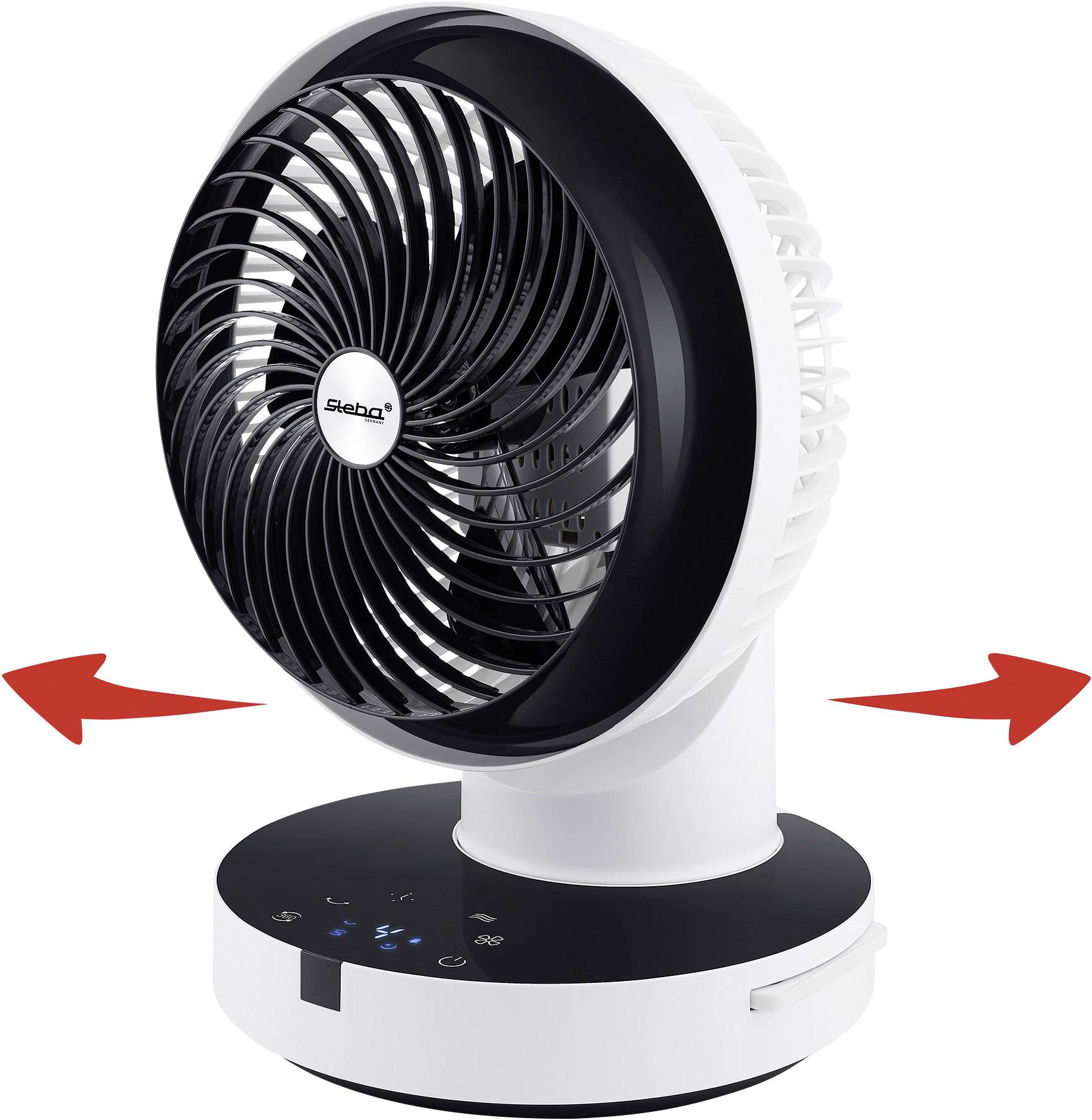 STEBA VT 360 Twist Tischventilator weiß / schwarz-5