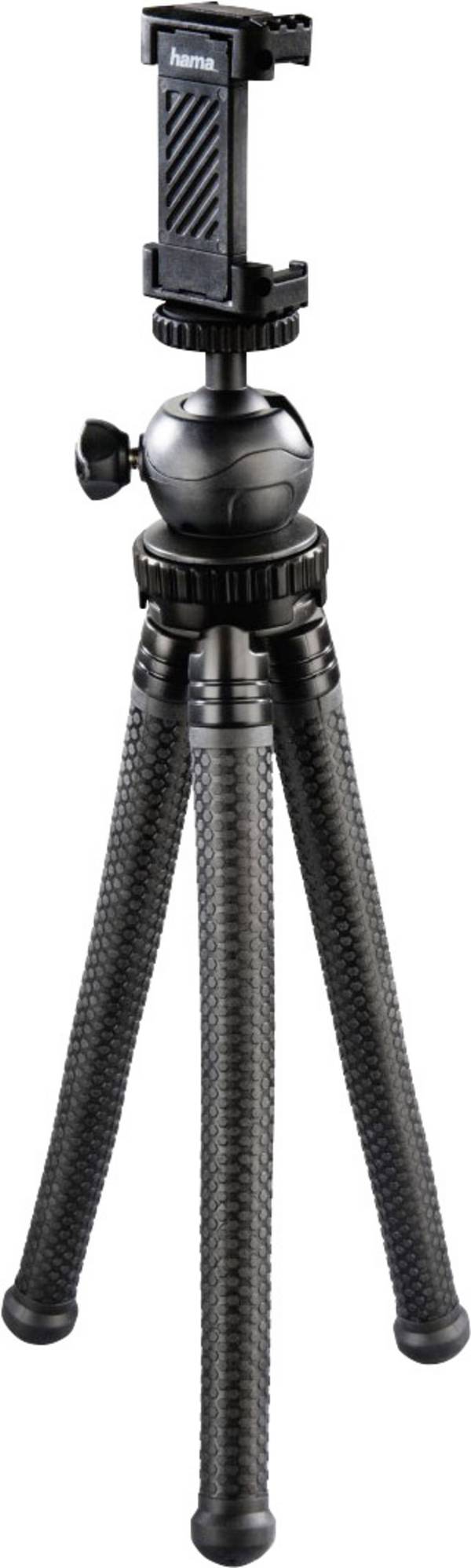 hama 00004605 Stativ "FlexPro" für Smartphone, GoPro und Fotokameras, 27 cm, Schwarz