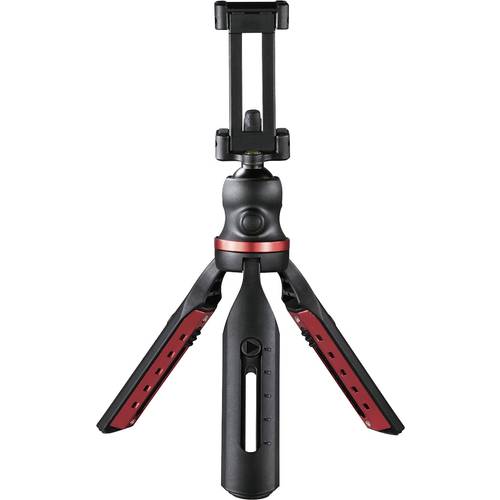 hama 00004630 Stativ Solid für Handy und Kamera, Reisestativ mit Kugelkopf, max. 19 cm