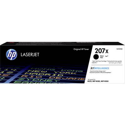 HP LaserJet Original Tonerkartusche 207X in Schwarz für hohe Kapazität. Enthält intelligente Drucktechnologie für effizientes Drucken.