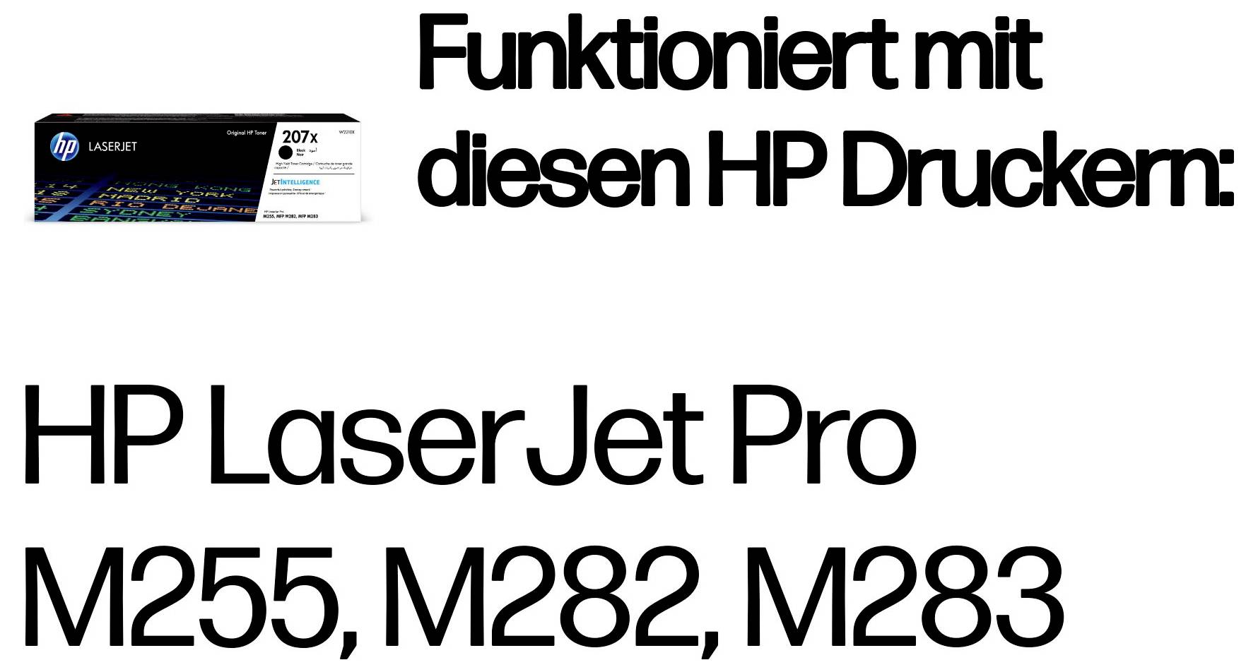 Kompatibilitätsmitteilung: funktioniert mit diesen HP-Druckern: HP LaserJet Pro M255, M282, M283.