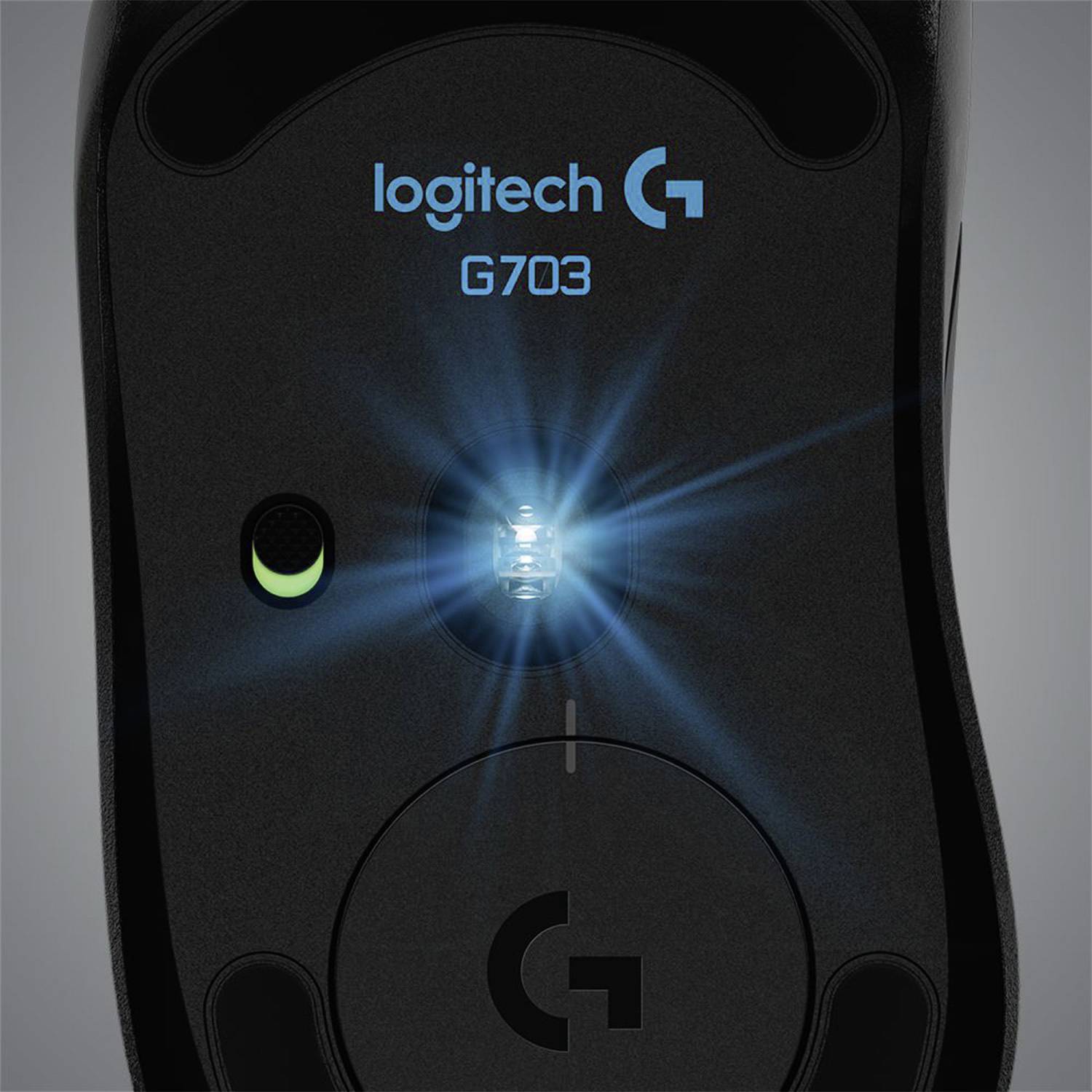 Logitech Gaming G703 LIGHTSPEED EWR2 Gaming-Maus USB Optisch Schwarz 6 Tasten 16000 dpi Beleuchtet, Gewichts-Tuning, Wir-7
