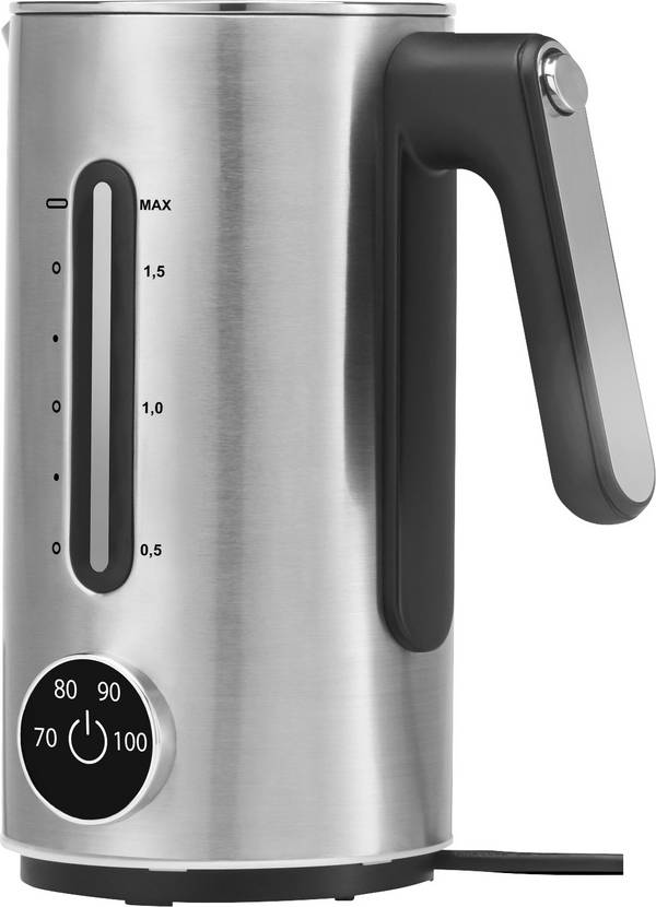 WMF 61.3020.1011, 1,6 l, 3000 W, Edelstahl, Kunststoff, Edelstahl, Regelbare Temperatur, Wasserstandsanzeige