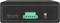 Schwarzes Elektronikgerät mit grüner Buchse und Beschriftungen 'POE DC: 44-55V' und 'DC: 13-55V 1.5A'.