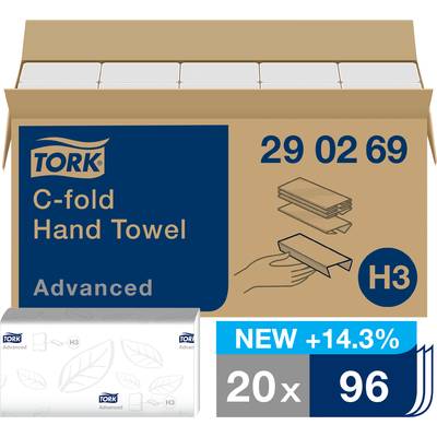 TORK 290269  Papierhandtücher  Weiß 20 St./Pack.  20 St.