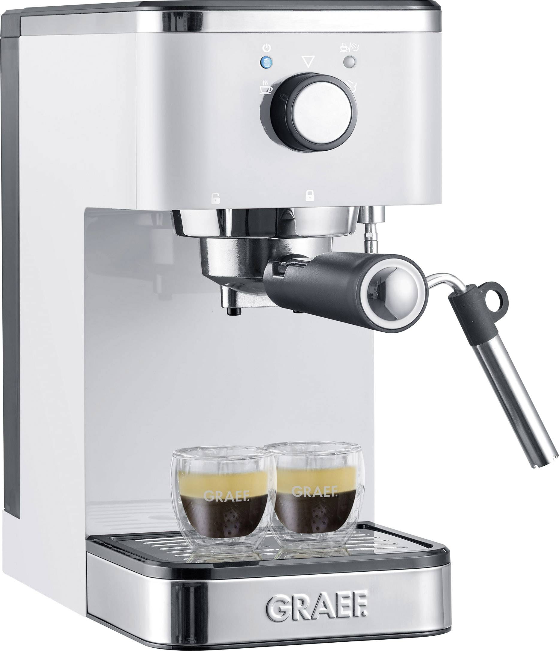GRAEF Siebträger-Espressomaschine Salita weiß