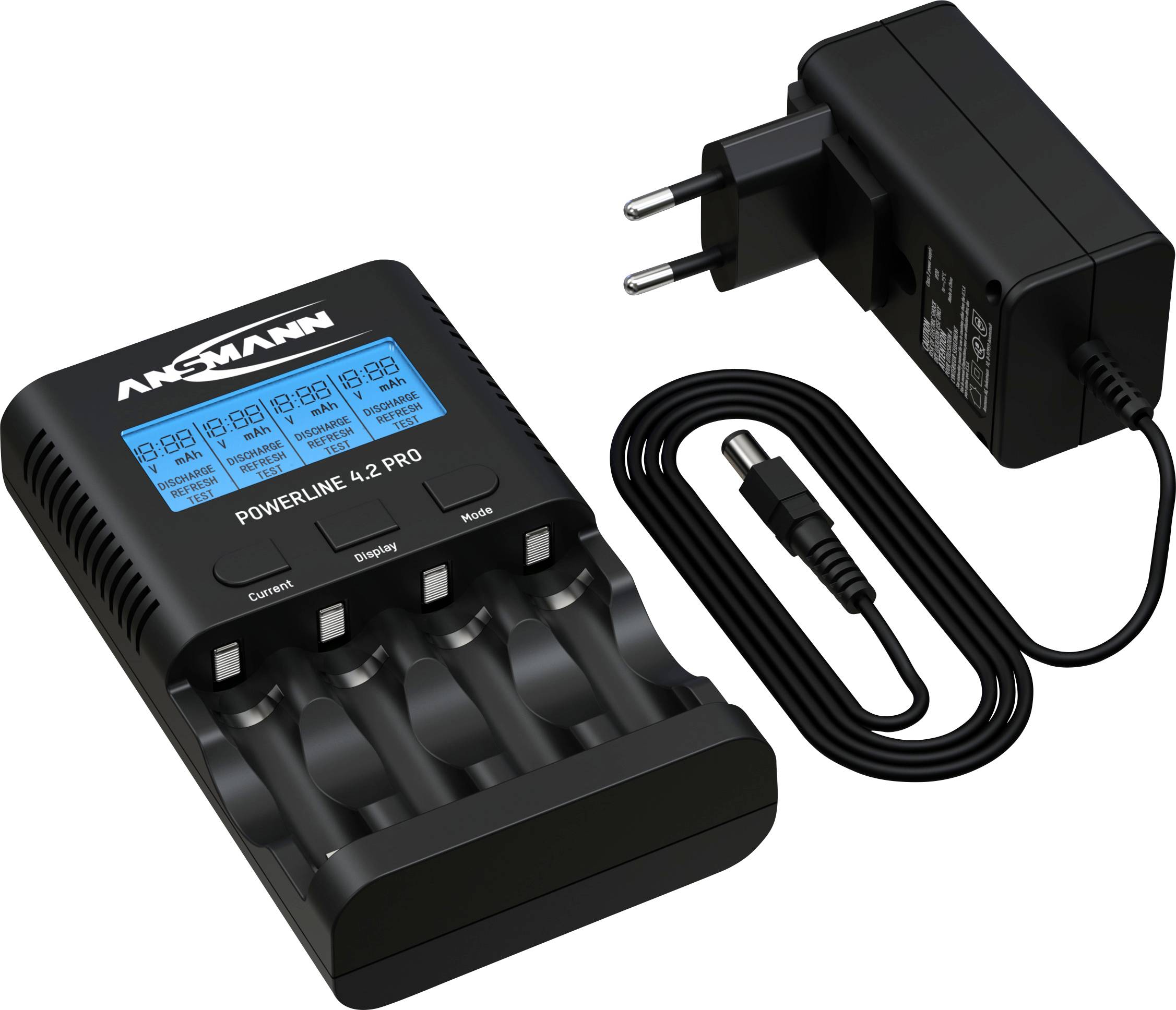 Ansmann Powerline 4.2 Pro Rundzellen Ladegerät NiCd, NiMH Ansmann Powerline 8 Rundzellen Ladegerät NiCd, NiMH Micro